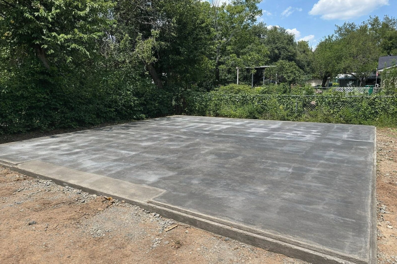 Slab foundation building in Chino, CA